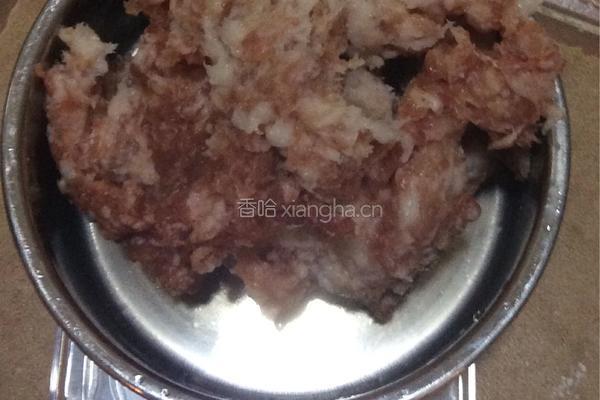 椰菜猪肉包子的做法图解3