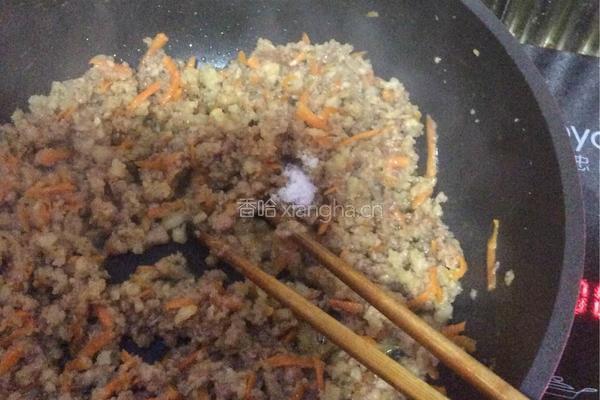 椰菜猪肉包子的做法图解6