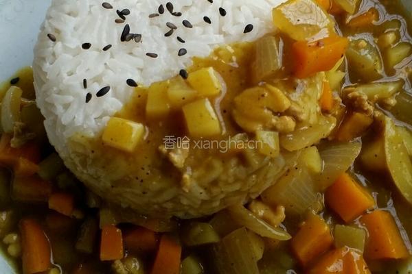 咖喱肉饭的做法图解6