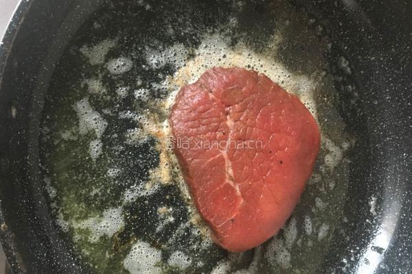 煎牛排的做法图解9