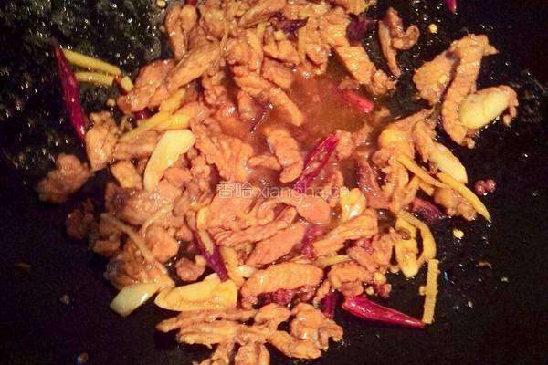 香菇豆角焖面的做法图解6