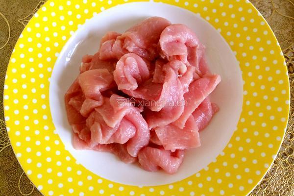 香辣孜然肉片的做法图解1