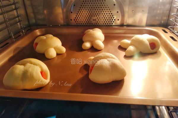 小兔子香肠面包的做法图解16