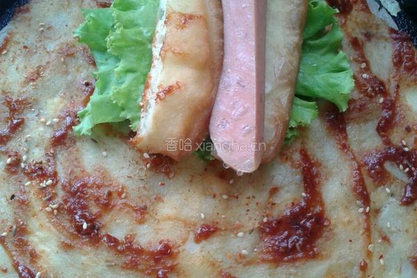 煎饼果子的做法图解7