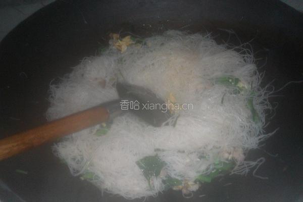 炒粉干的做法图解8