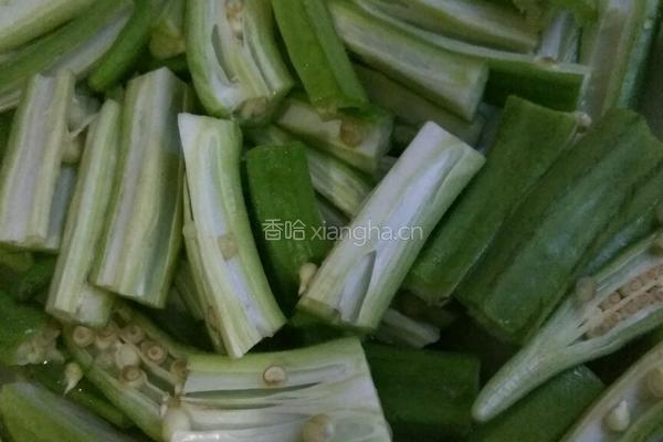 肉碎秋葵的做法图解3