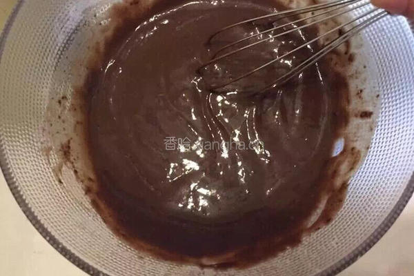 可可戚风蛋糕（八寸）的做法图解4