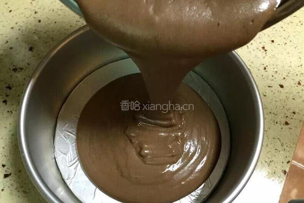 可可戚风蛋糕（八寸）的做法图解12