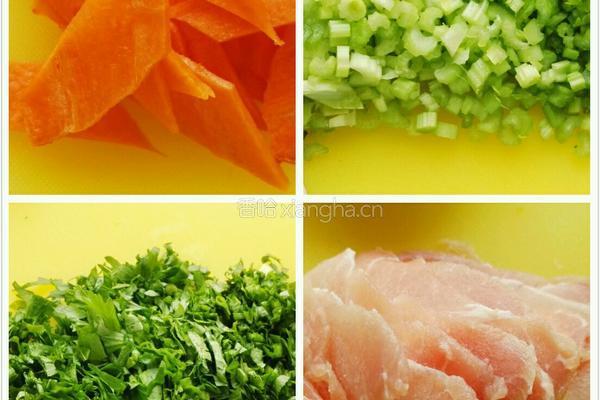 芹菜大肉拌面菜的做法图解1