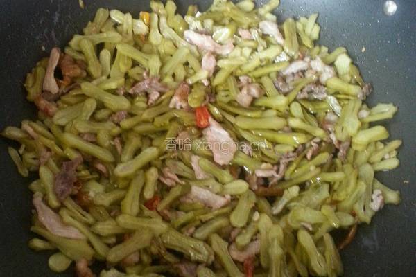 刀豆炒瘦肉的做法图解9