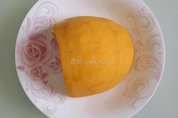 南瓜糯米饼的做法图解1