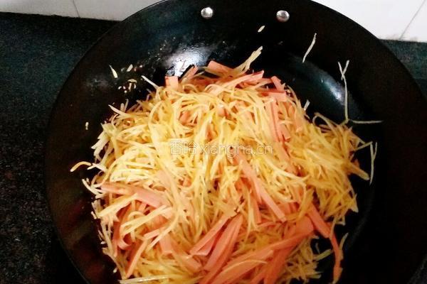 火腿土豆丝的做法图解5