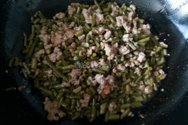 肉沫酸豆角的做法图解6