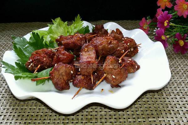 孜然牙签羊肉的做法图解9