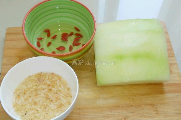 冬瓜虾皮的做法图解1