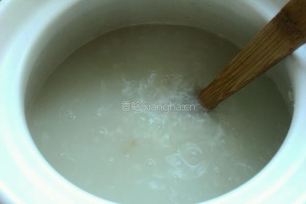 西兰花瘦肉粥（砂锅）的做法图解9
