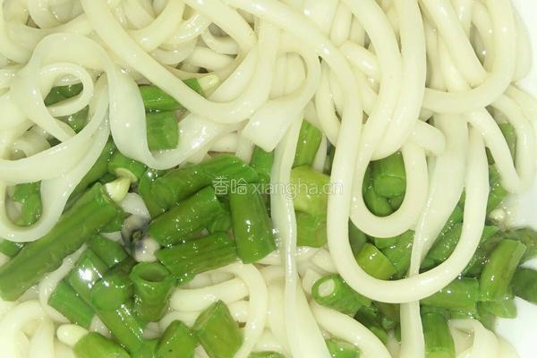 凉拌豆角面条