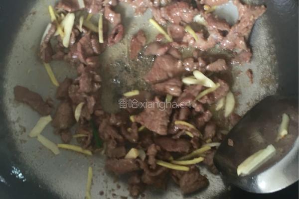 辣椒炒牛肉的做法图解4