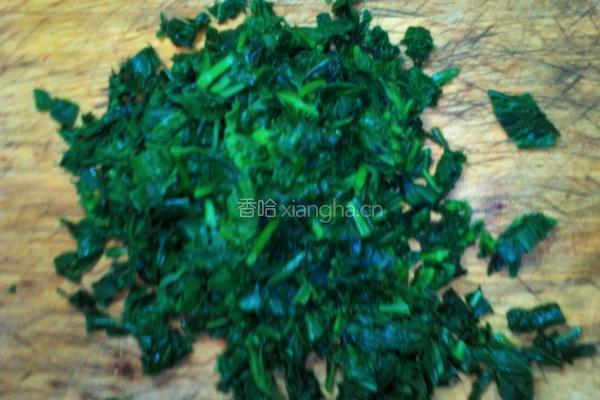 刺儿菜鸡蛋饼的做法图解1