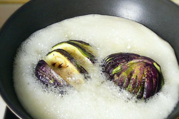 菊花茄子的做法图解7