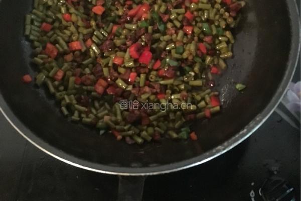 酸豆角炒肉沫的做法图解4