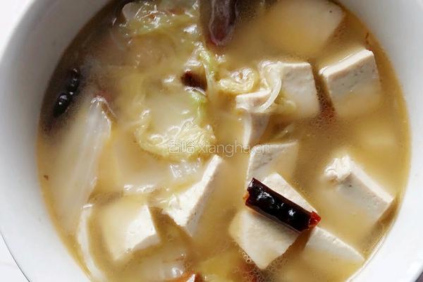 白菜豆腐汤的做法图解10