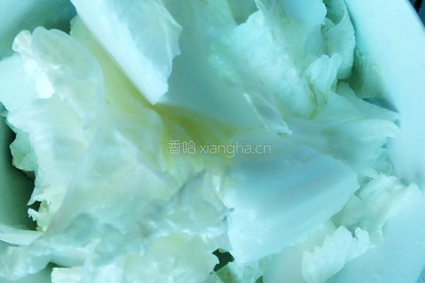 白菜豆腐汤的做法图解2