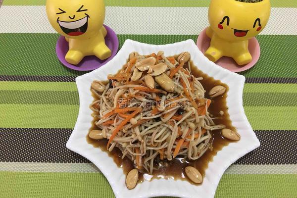 凉拌金针菇的做法图解6