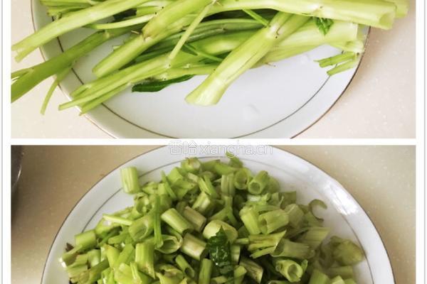 炝空心菜杆的做法图解1
