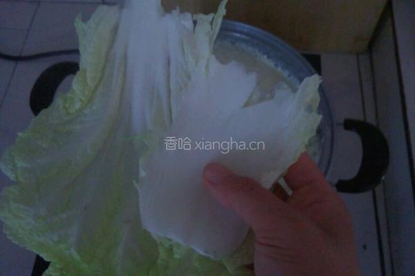 豆粉煮白菜的做法图解5