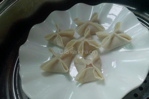四喜鱼蓉蒸饺的做法图解9