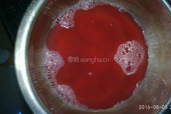自制西瓜汁的做法图解4