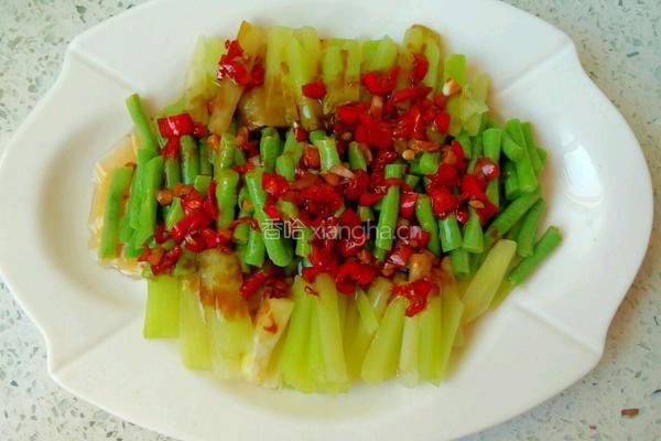 清拌芥兰豇豆角的做法图解7