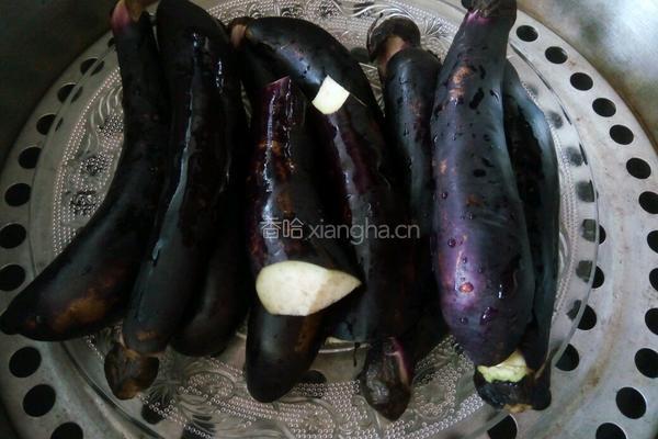 凉拌茄子的做法图解2