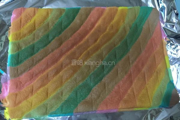 彩虹蛋糕卷的做法图解19