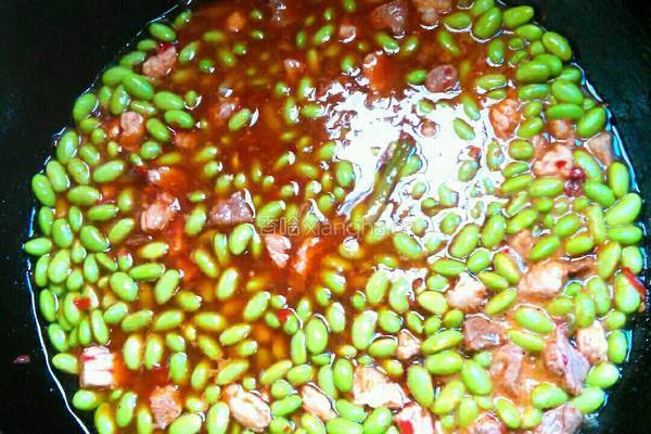 毛豆烧肉的做法图解9