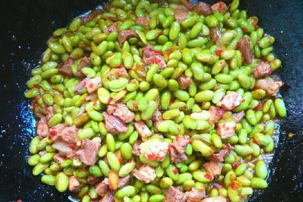 毛豆烧肉的做法图解10