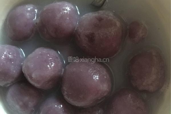 紫色珍珠（紫薯汤圆）的做法图解11