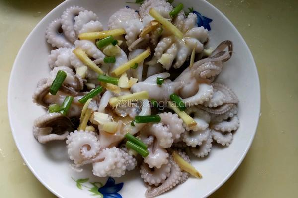 清蒸墨鱼仔的做法图解3