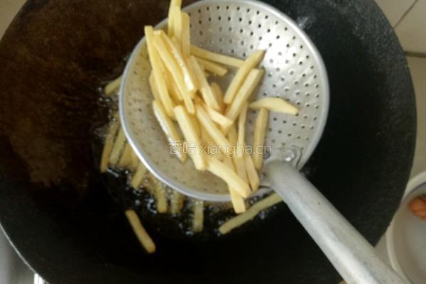 自制炸薯条的做法图解6