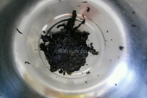 炒紫菜的做法图解3
