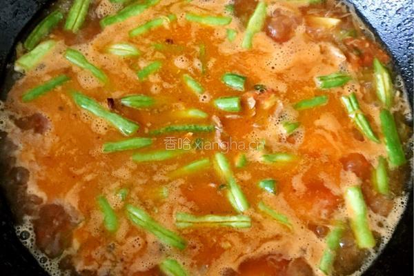 豆角焖面的做法图解7