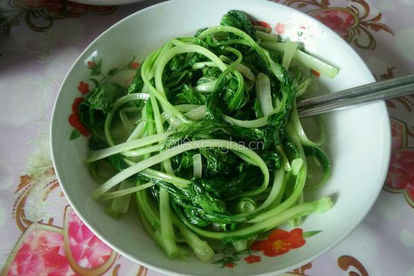 清炒小白菜的做法图解6