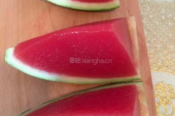 西瓜q弹无籽果冻的做法图解7