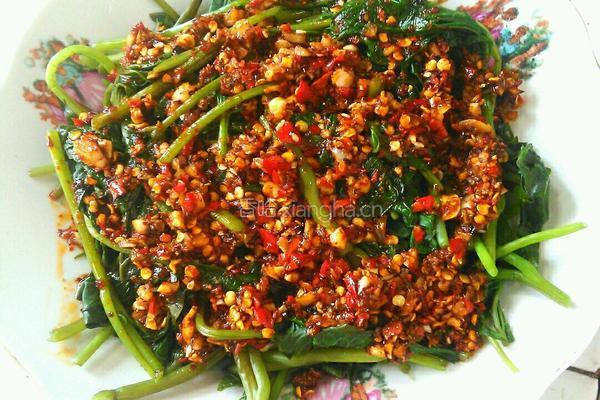 凉拌红薯叶的做法图解9