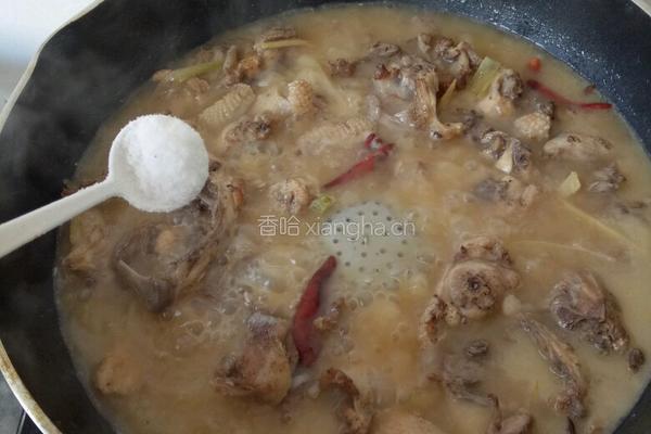 家常辣炒鸡骨架的做法图解6