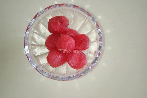 西瓜西米露的做法图解3