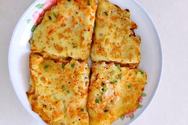 胡萝卜鸡蛋饼