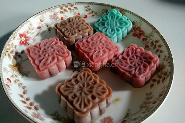 缤纷冰皮月饼