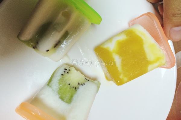 自制水果酸奶雪糕冰淇淋的做法图解7